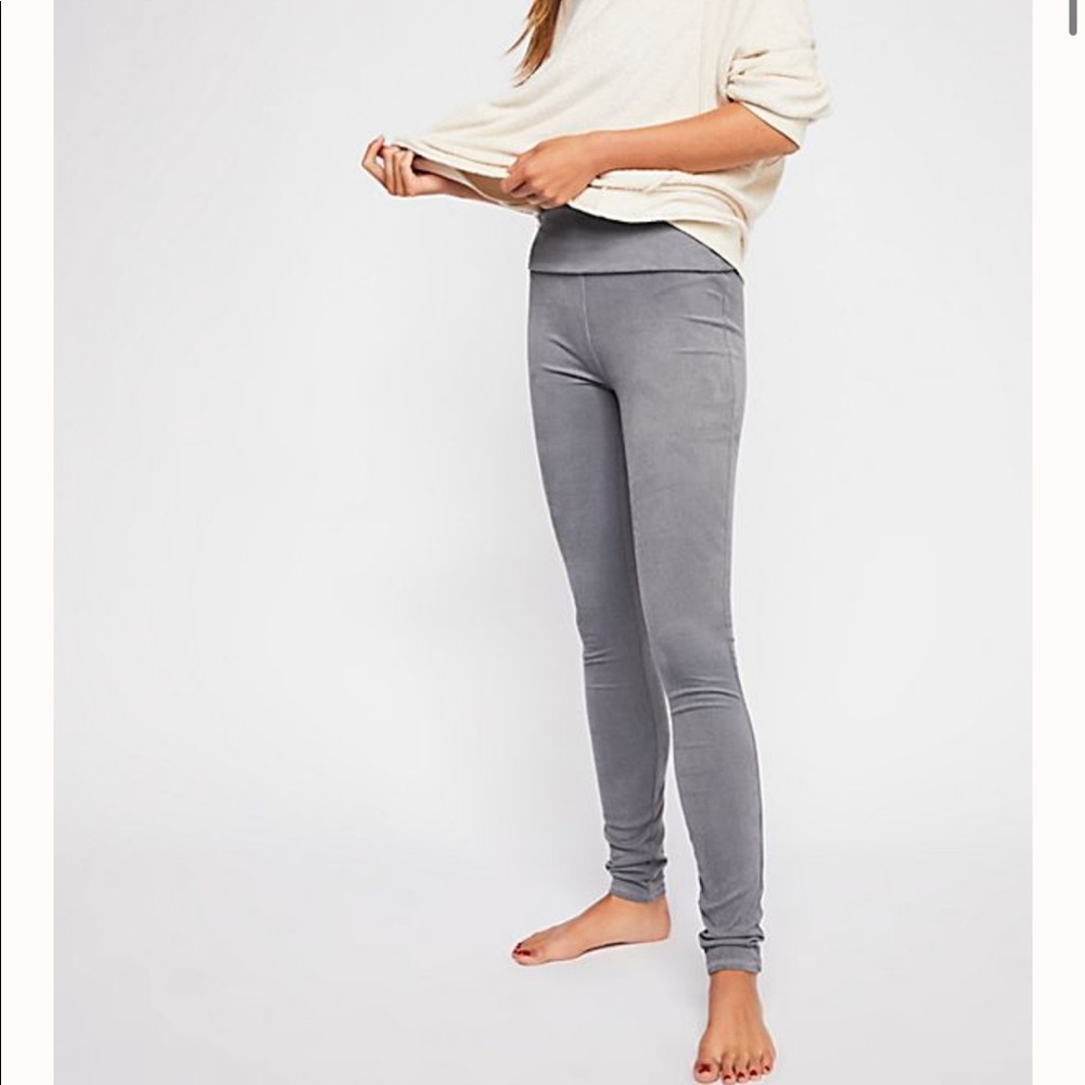 Free people Khordney gray leggings